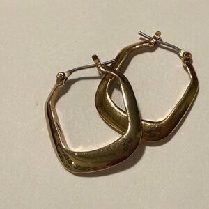 Monet Gold-Tone Square-Loop Earrings